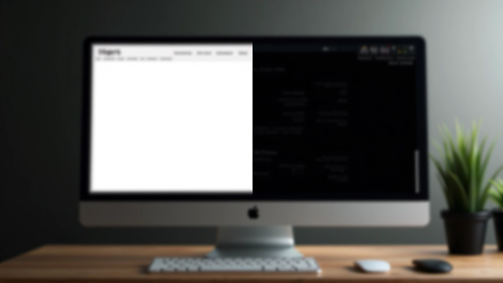 Before and after comparison showing same website in light and dark themes